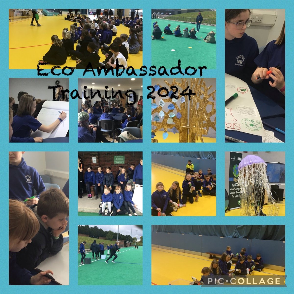 Today a group of YR5 represented West Kent area at the Kent School Games Eco Ambassador Training at Polo Farm Sports Club in Canterbury. The children looked at how we can look after our planet & our school community in a more ecological way. The theme was REDUCE, REUSE, RECYLCLE
