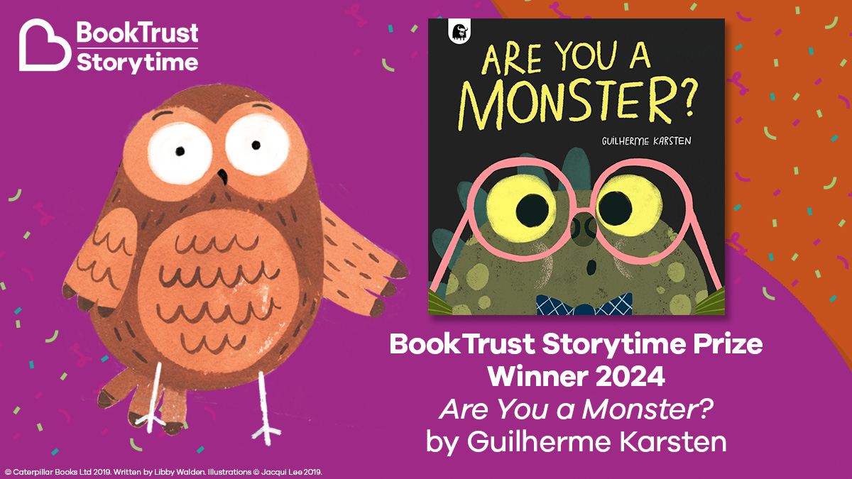 WAHOO 🥳🥳 Are You A Monster? is the WINNER of the BookTrust Storytime Prize 2024 🏆🙌🥳 Thank you @Booktrust and congratulations to Guilherme!! 🏆
