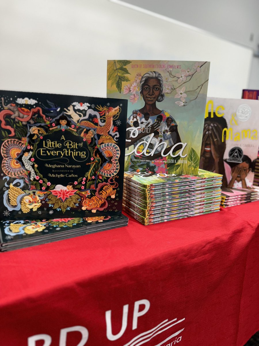 Was pinching myself at @kwelijournal when I saw my book floating next to these beauties by the incomparable @CozbiHandmade @WordUpBooks 

#WriterCommunity #picturebook #debutauthor #kidlit #kidlitart