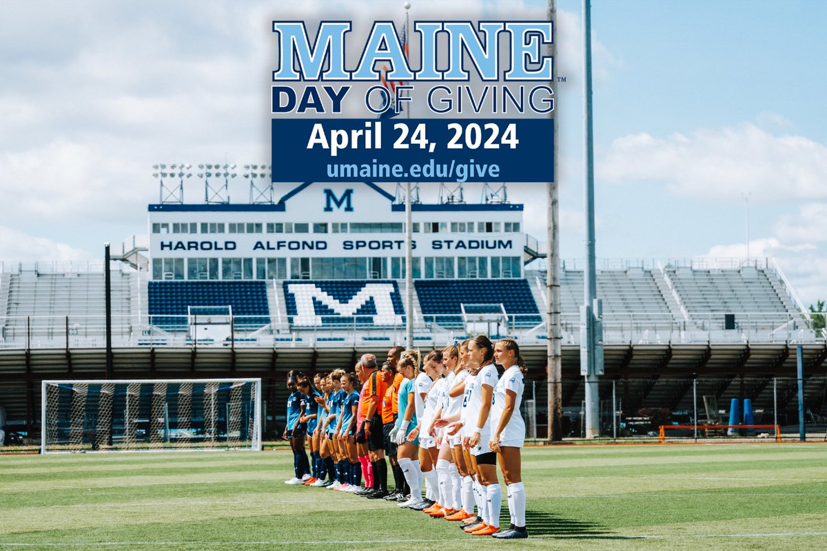 Get in on the Maine Day of Giving! Your donations make such a difference for our program! Donate ➡️ our.umaine.edu/soccer24