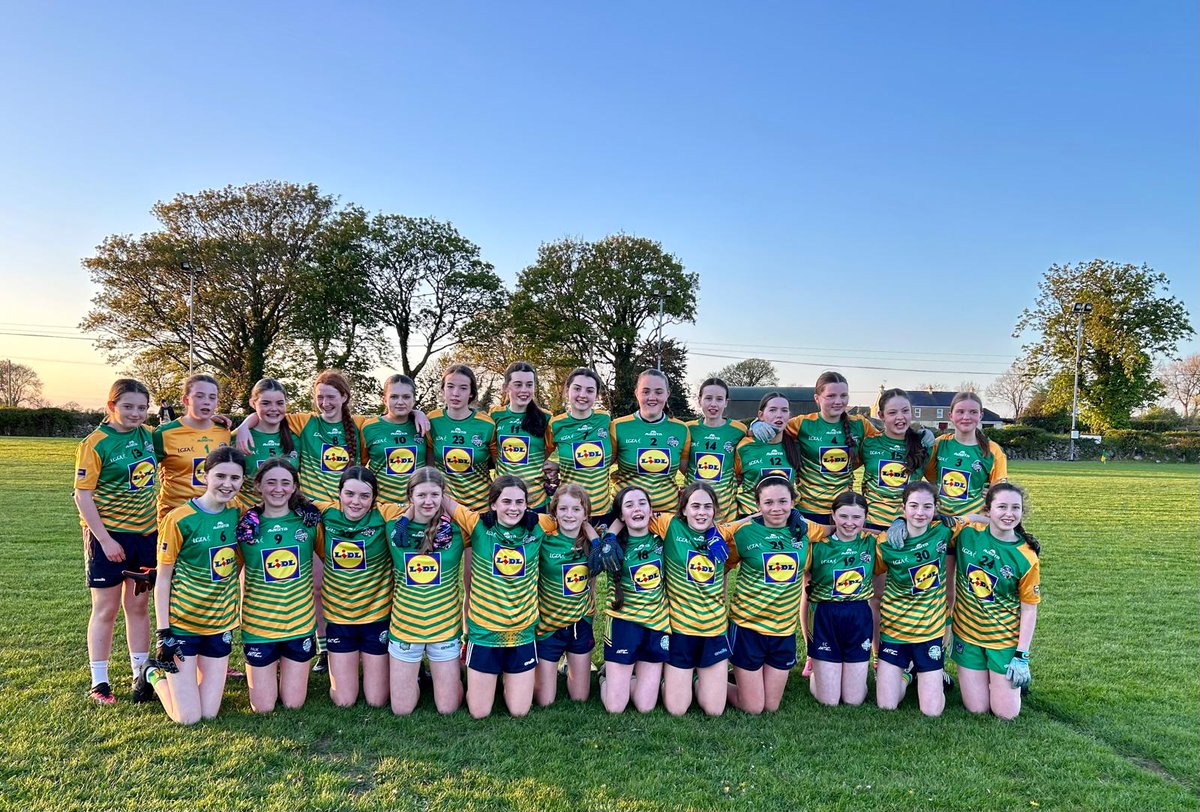 Brilliant performance given this evening against Cappagh in the U14 League with Monagea coming away with the win. Fantastic effort given by all the girls. Well done to the team & management. Thanks to Cappagh for a great sporting game. Monagea Abú
#SeriousSupport
@LKLadiesGaelic