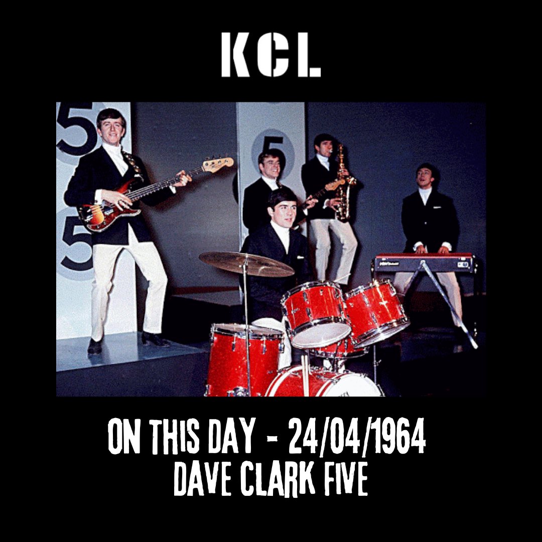 On This Day - 24/04/1964 - Dave Clark Five keepcardifflive.com/news/2024/4/24…