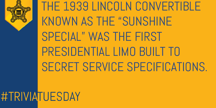 Did you know the answer to yesterday's #TriviaTuesday? 

The 1939 Lincoln Model K built to protect President Roosevelt was colloquially referred to as the 'Sunshine Special' because the top of the convertible was frequently lowered when he rode in it.