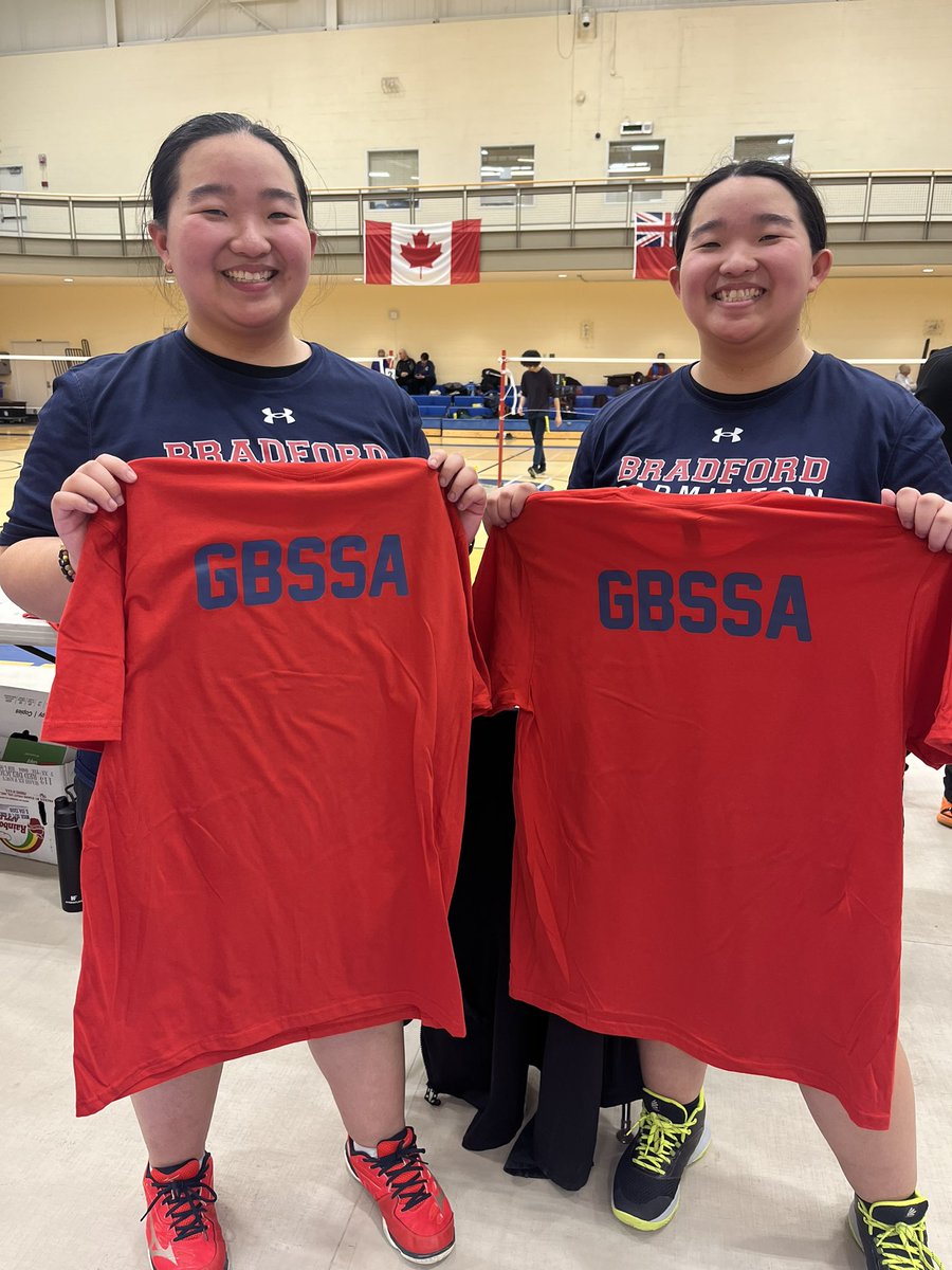 Congratulations to Ivy and Angel who will represent BDHS at OFSAA in senior girls badminton