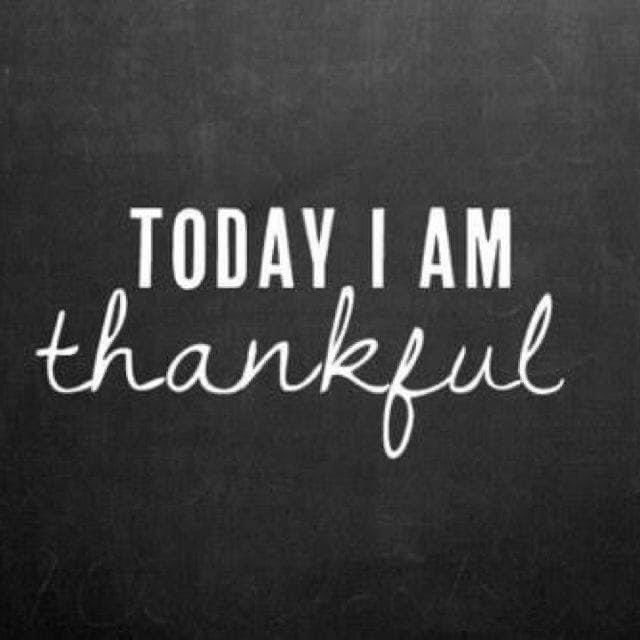 What are you thankful for today…? It’s a tough season. What is one thing that you can focus on in the midst of it?