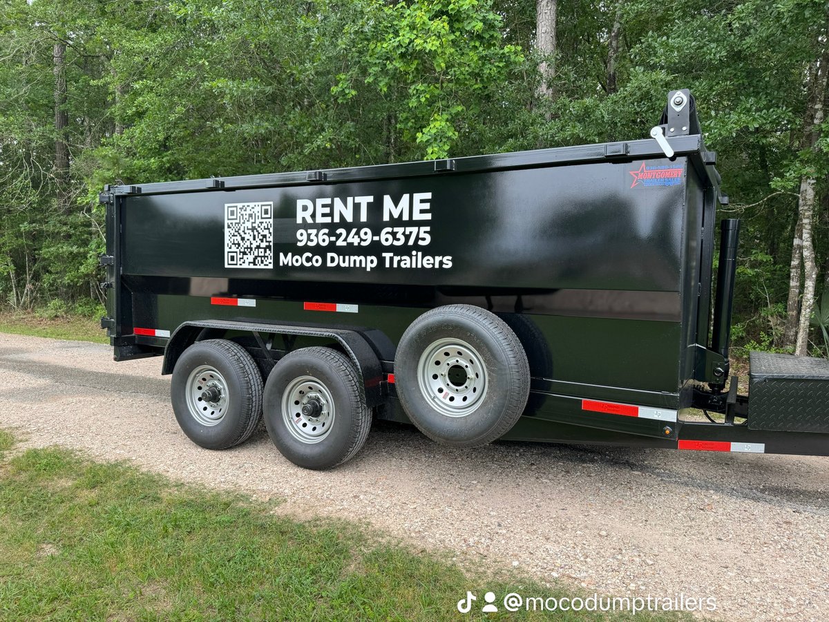 MoCoDumpTrailer's tweet photo. Hot digity dog! Sale number 1 just came in. Starting to get more calls and messages. I can feel the smallest amount of momentum building. 

Also, here's a pic of the trailer with the vinyl on the side and back. https://t.co/bsoR8s67OC