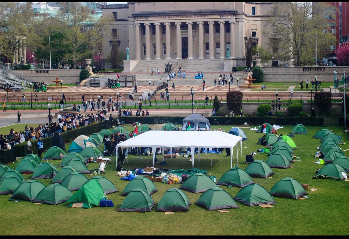 What’s the odds that a bunch of protesters all basically hand the same kind of tents