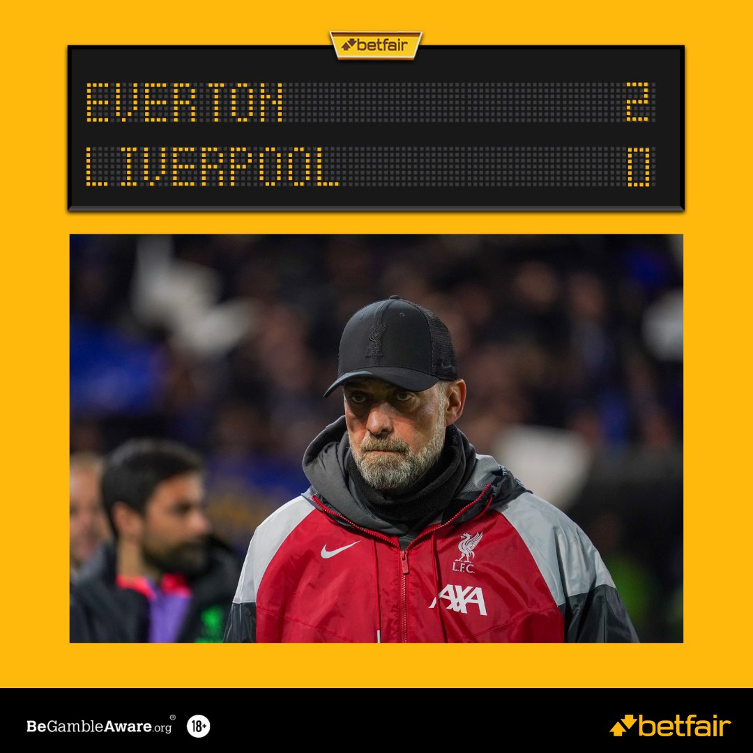 Jurgen Klopp's final Merseyside derby ends in defeat ❌ #EVELIV