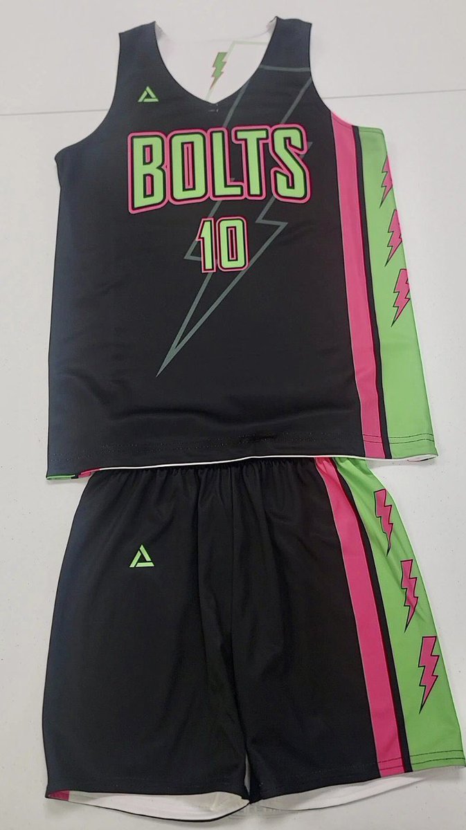 Custom Alli uniforms for Bolts Basketball 🏀 Love this color combo & how these turned out! Let us customize uniforms for your team! #redsticksports