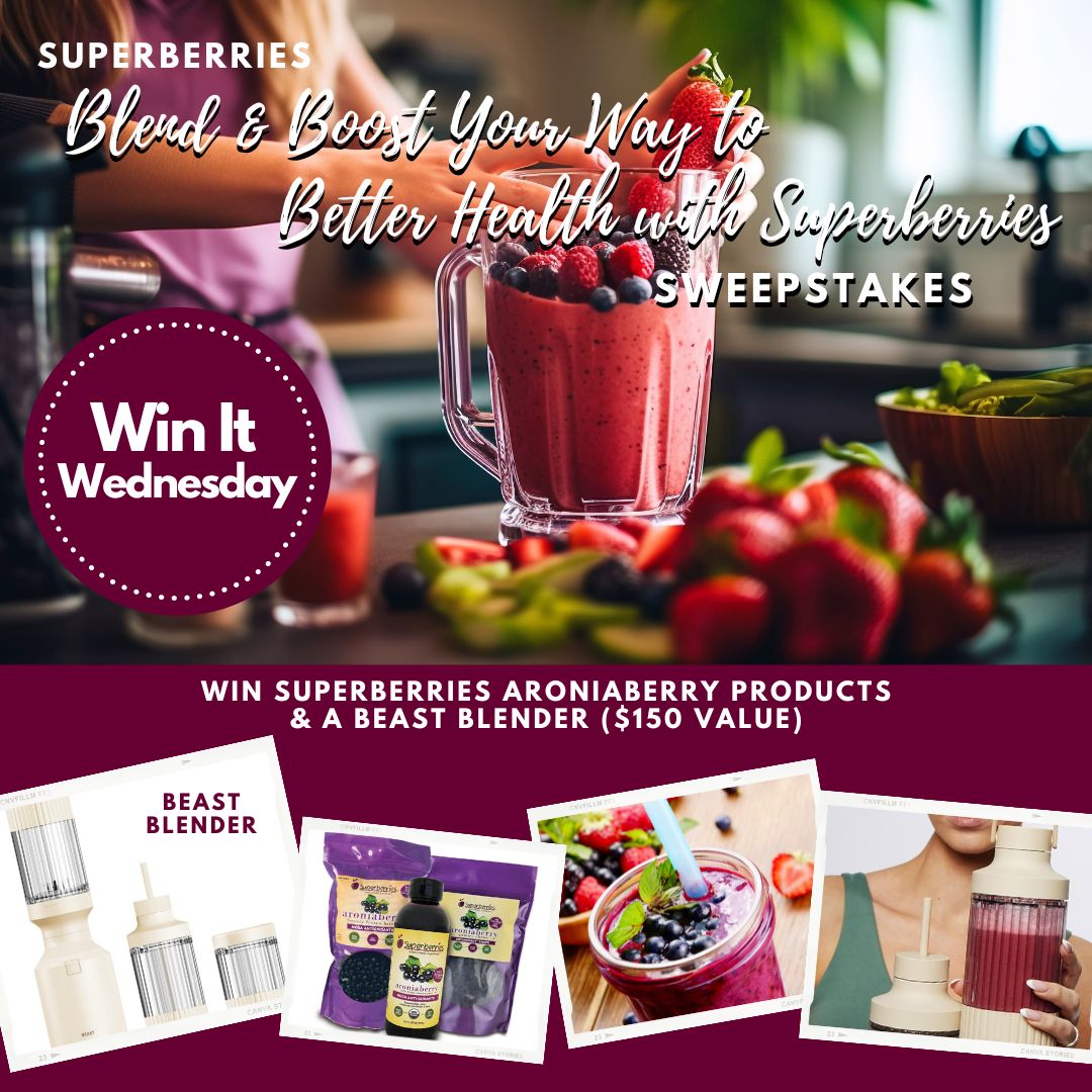 It's #WinItWednesday. Enter here woobox.com/r9yedu to win a Beast Blender & #Superberries Frozen #Aroniaberries. Blend your way to better health with Aroniaberries - nature's little powerhouses packed with antioxidants & vitamins.  Like & retweet for more entries.  #Win