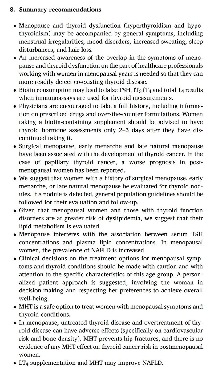 📌 @emas_online position statement: #Thyroid disease and #menopause.

Ref. 🆓 🖇️ t.ly/WorBG
@maturitas_j 

#EndoTwitter #MedTwitter