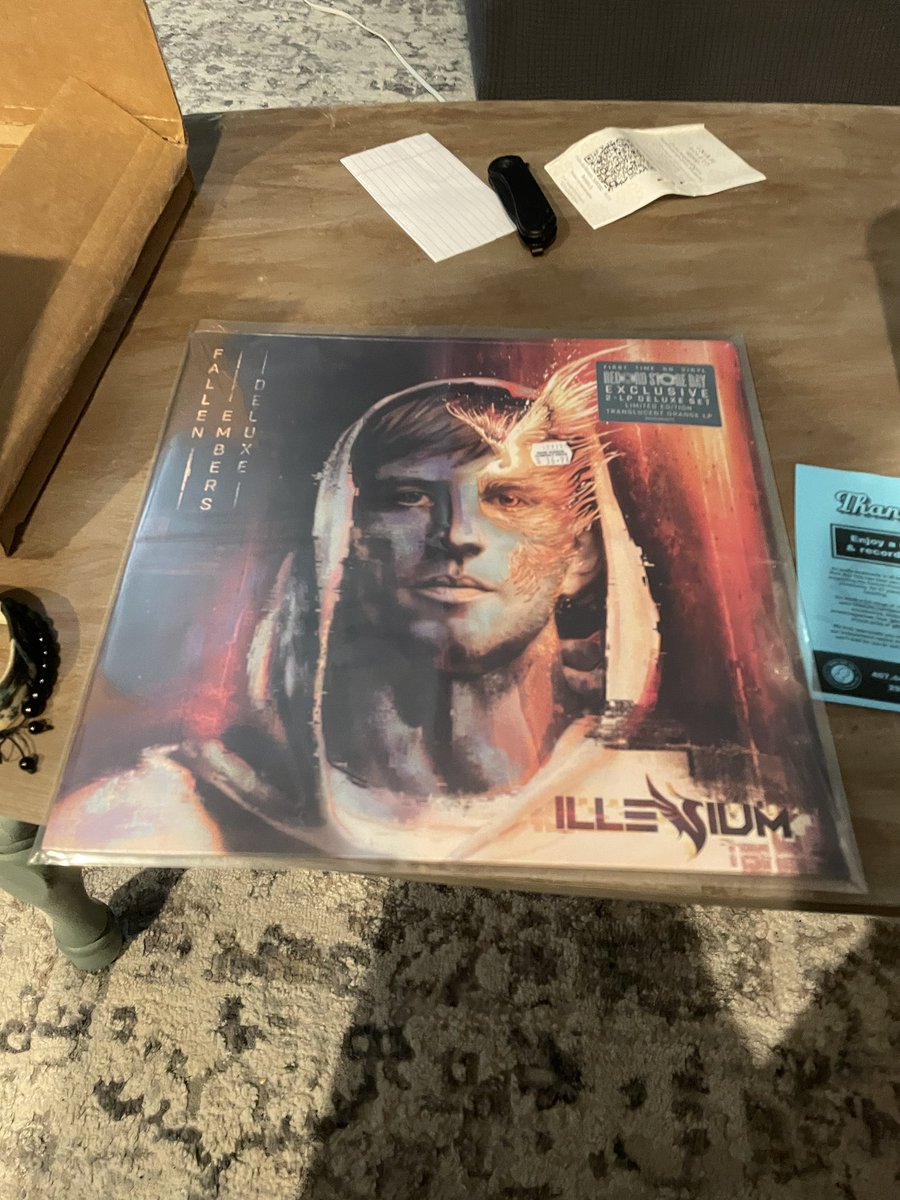 4/5 Illenium albums on vinyl babyyyyy