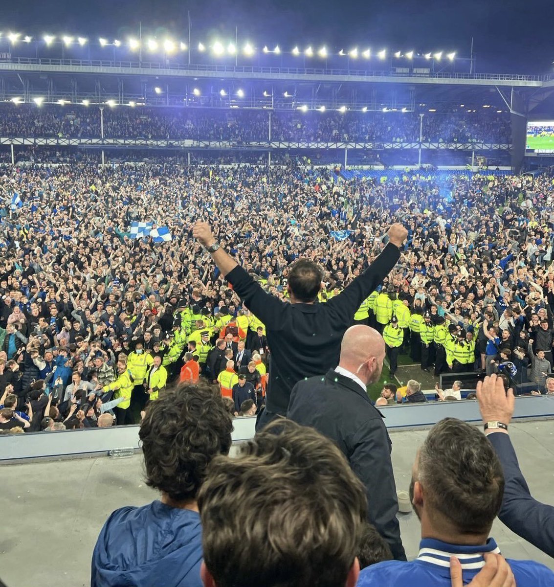 Incredible scenes as Everton win the 'we finished 16th' trophy for the third season in a row.
