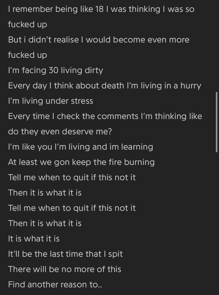 vagnstrid's tweet photo. @Logo_Daedalus I appreciated how many references to his old lyrics and styles there are but at the same time it feels like a goodbye to them https://t.co/dLCIfyKNMX