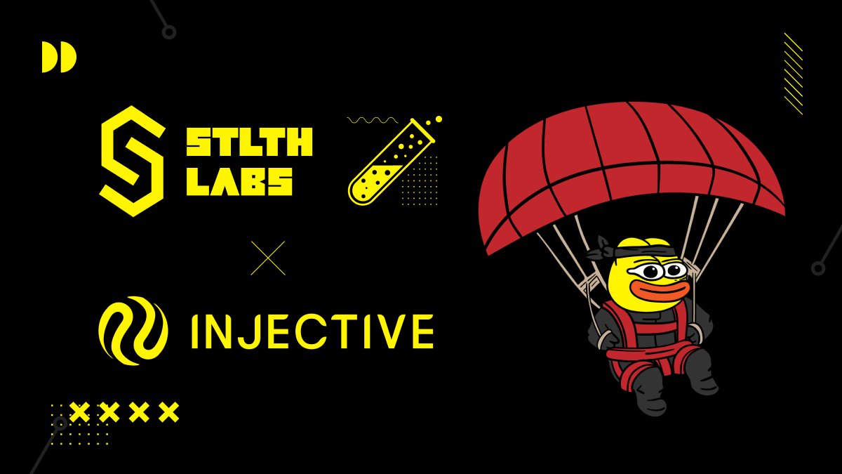 @stlthlabs is soon landing on @injective 🧪🥷 Ready to redefine #GameFi & #SociaLFi implementing #CW404 tech, interactive NFTs, community driven #DAO, and ninja-themed gameplay. Let's dive deeper🧵👇