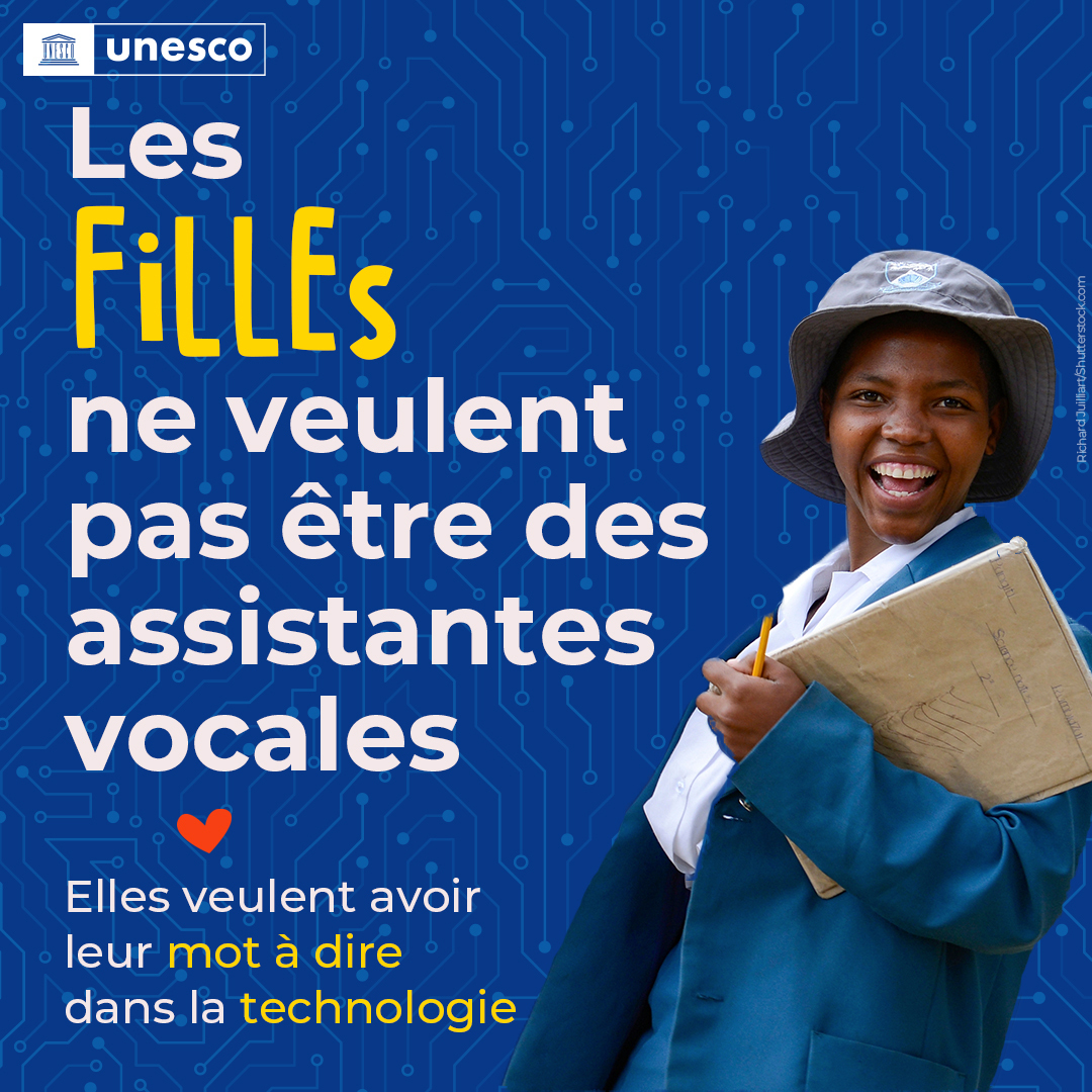 Célébronse jeudi la Journée internationale des #FillesenTIC ! 👩‍🔬👩‍💻👩‍🔧👩‍🏫 Aujourd'hui & chaque jour, nous devons faire tomber les barrières qui se dressent sur le chemin de l'éducation des filles pour que le monde de la tech soit plus inclusif ! on.unesco.org/GenEDfr