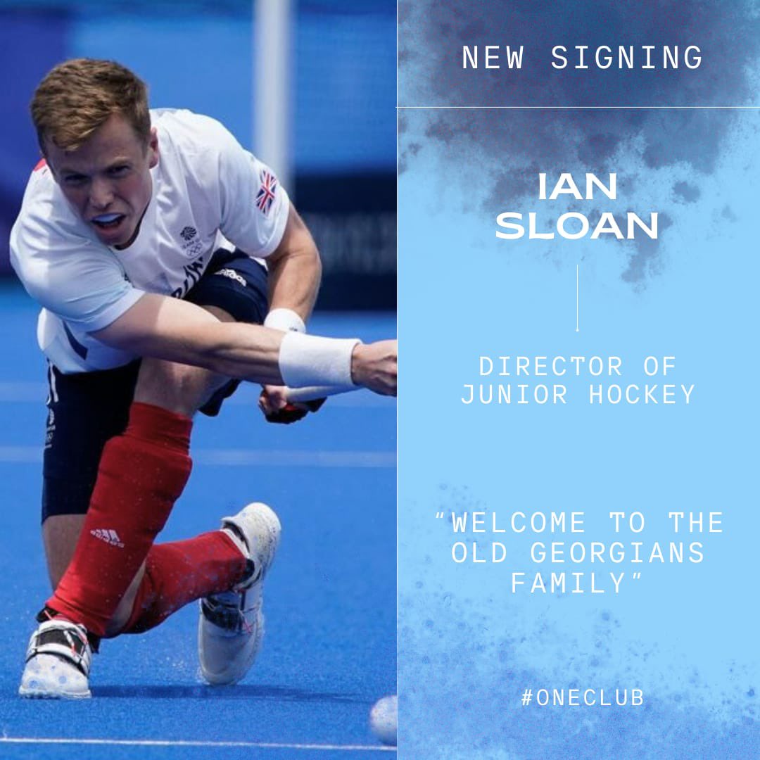A massive welcome to @iansloan_11 who joins us as our new Director of Junior Hockey 🙌 We are looking forward to welcoming Ian and seeing him in action on and off the pitch #juniorhockey #oneclub