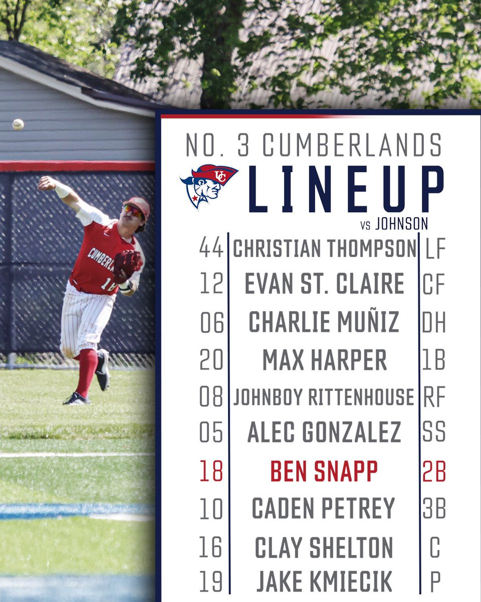 Lineup against Johnson! #OneBigTeam