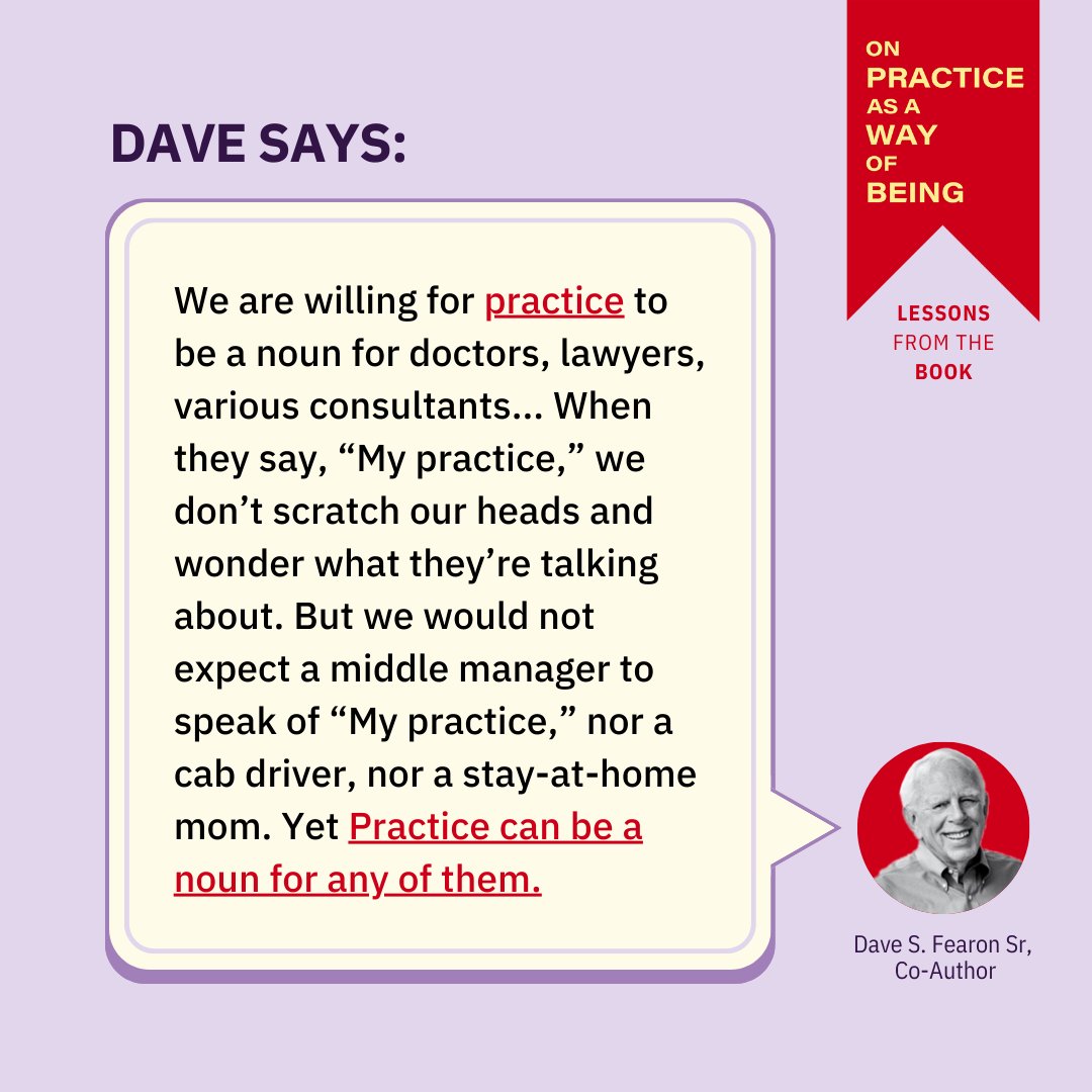 Are you ready to change your practice from a verb into a noun? ↪ 
 
Read the book 📕 at: mylibrary.world/practice 
 
linktr.ee/yourpractice 👈 

#wednesdaywisdom #author #ebook #practice #leadership #changemanagement #quotes #wordsofwisdom #grammar #management #consultant