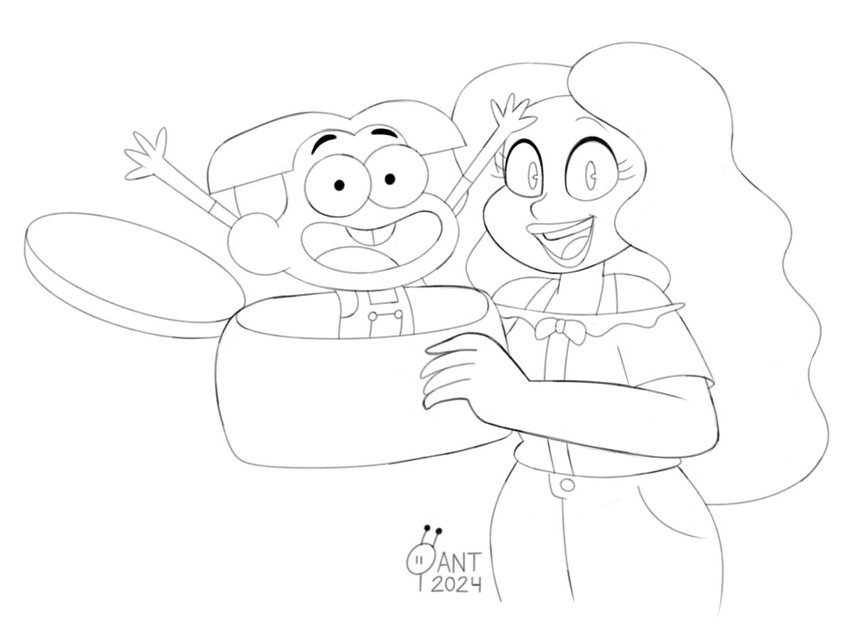 #kristinesanchez #haileysonit #cricketgreen #bigcitygreens #disney #disneychannel #disneytelevisionanimation #drawing #art #sketch #doodle #crossover