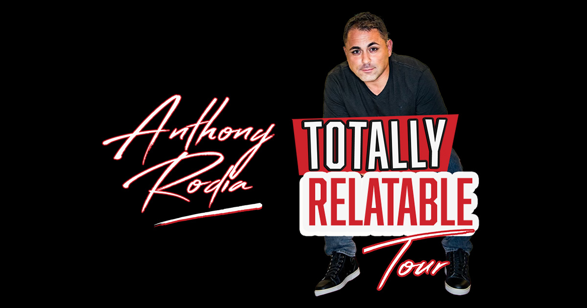 JUST ANNOUNCED: Comedian Anthody Rodia will bring his Totally Relatable Tour to The Danforth on June 15th! On Sale: Fri Apr 26th | 10am RSVP: fb.me/e/1PKkppplM