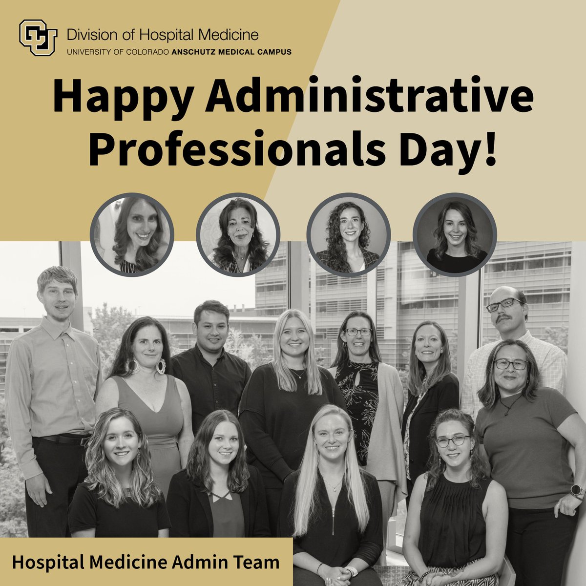 Happy Administrative Professionals Day to our #CUDHM admin team members! 👏 #HospitalMedicine