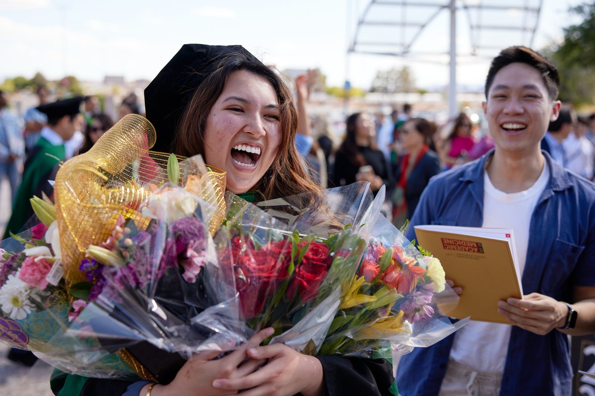 Celebrate the class of 2024 commencement and academic hooding ceremony with us! 📅 May 3, 2024 | 2 - 4 p.m. 📍 @ThomasAndMack Curious to learn more about this year’s #UNLVMedGrad students? 🔗 Visit unlv.edu/medicine/gradu…!