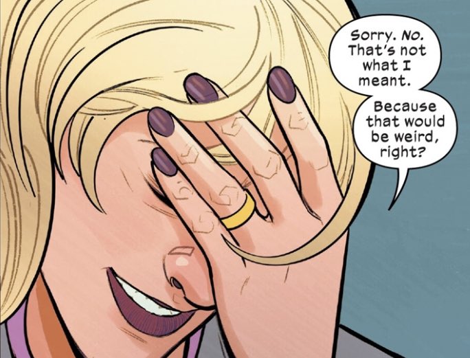 Gwen Stacy in Ultimate Spider-Man #4!!