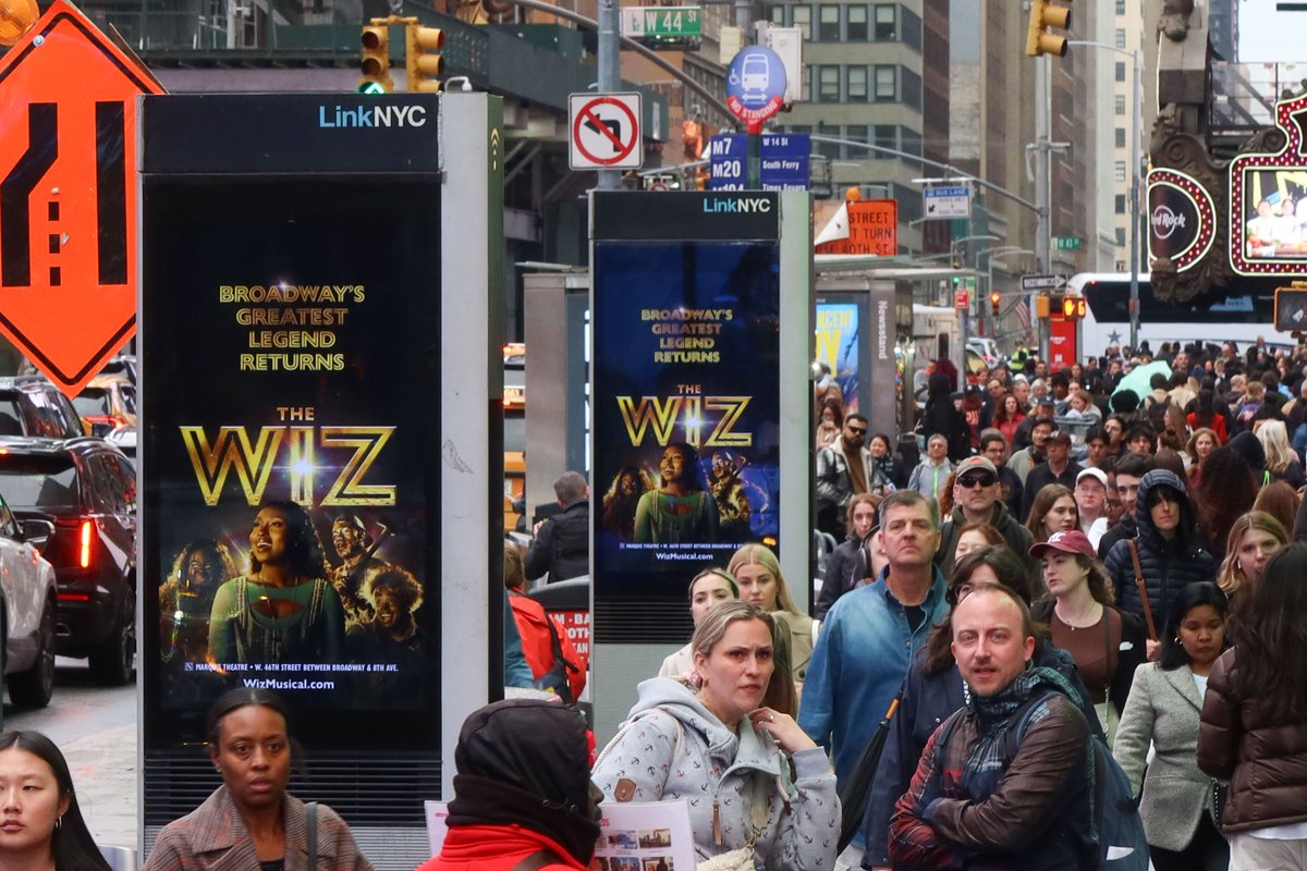 One of Broadway's biggest hits is back and set to captivate not only the Musical Mile but also the vibrant streets of NYC, thanks to LinkNYC's extensive network.