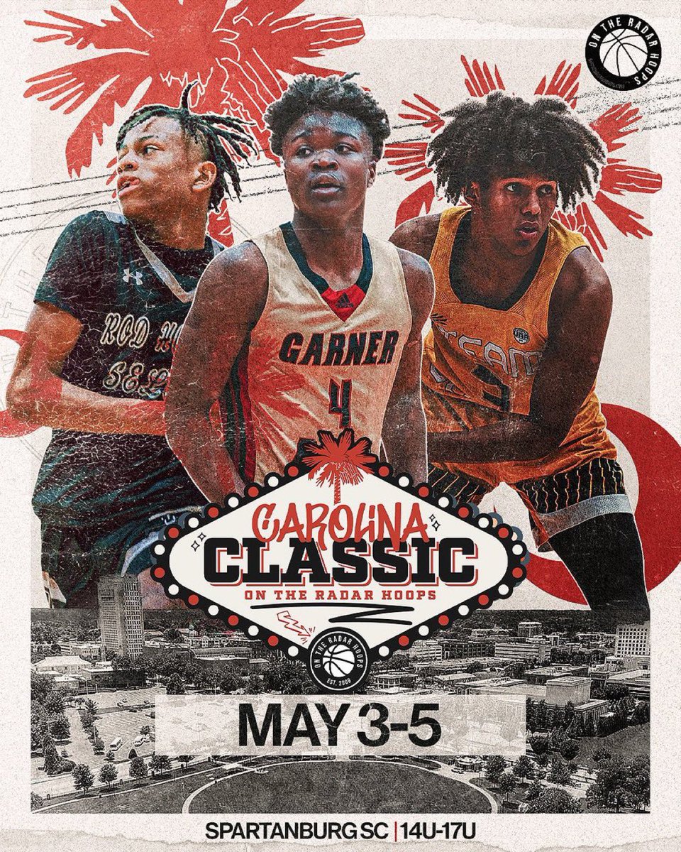 Carolina Classic 🗓️: May 4-5 🏢: Spartanburg, SC ✅ Elite Competition ✅ National Media ✅ Multiple Scouting Service ✅ Tons of post event articles ✅ Live Streamed Games 📌: @TeamAllCarolina @PchBasketball ⬇️: INFO ontheradarhoops.com/carolina-class…
