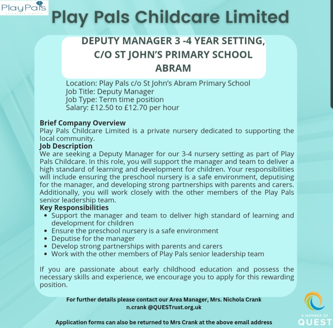 Interested in joining our PlayPals team? We are recruiting 🎉🎉