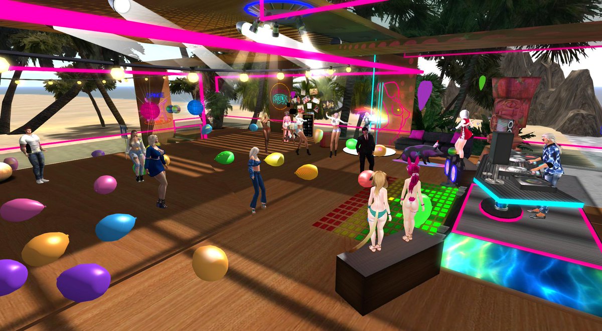 WEDNESDAYS 2 PM
Enjoy the coolest music by DJ Pilou... requests are very welcome :)

NO DRESSING CODE | ANY AVATAR IS WELCOME | NEWBIES FRIENDLY

maps.secondlife.com/secondlife/Mal…

#SecondLife #pinkpanther #livemusic #VirtualReality #beachparty