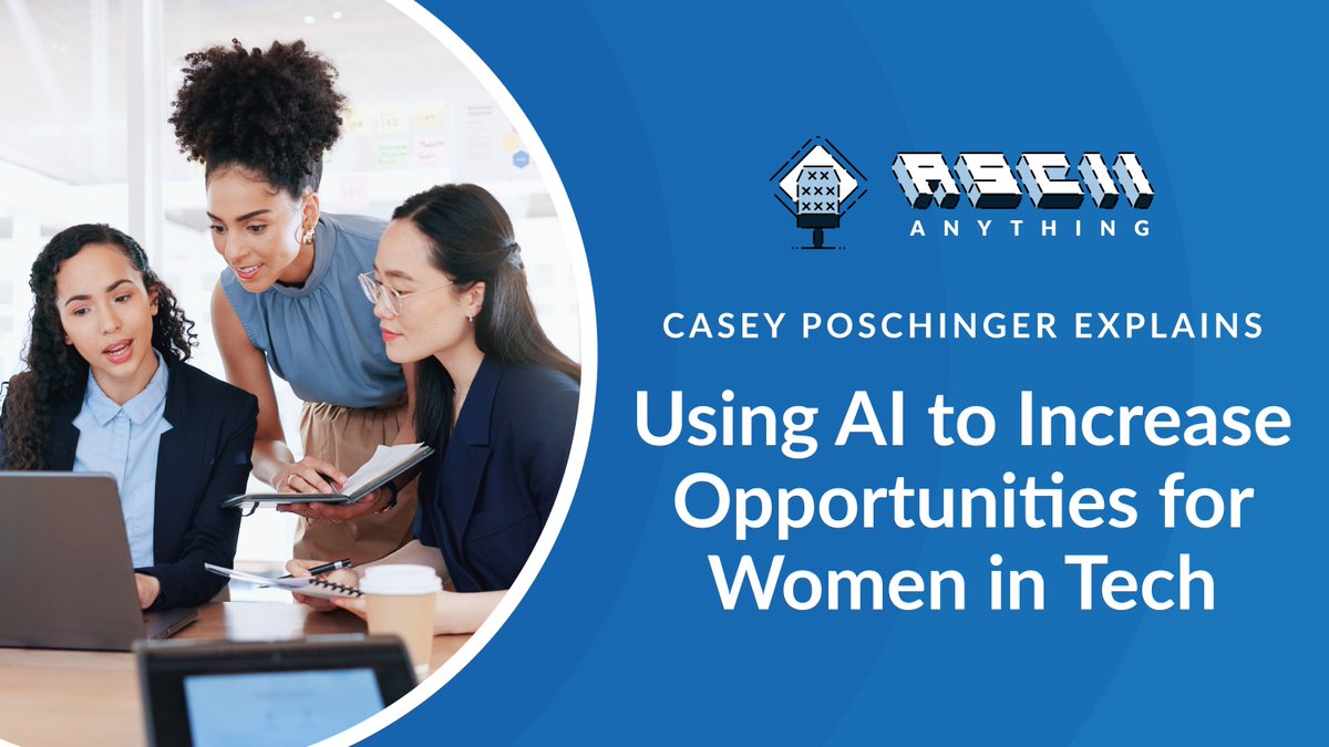 How can we use AI to increase opportunities for women in tech?

We're discussing that and more on this week's podcast episode with Casey Poschinger.

🎧 Tune in: buff.ly/3JuW5Yi

#WomeninTech #TechInnovation #AITools #TechPodcast