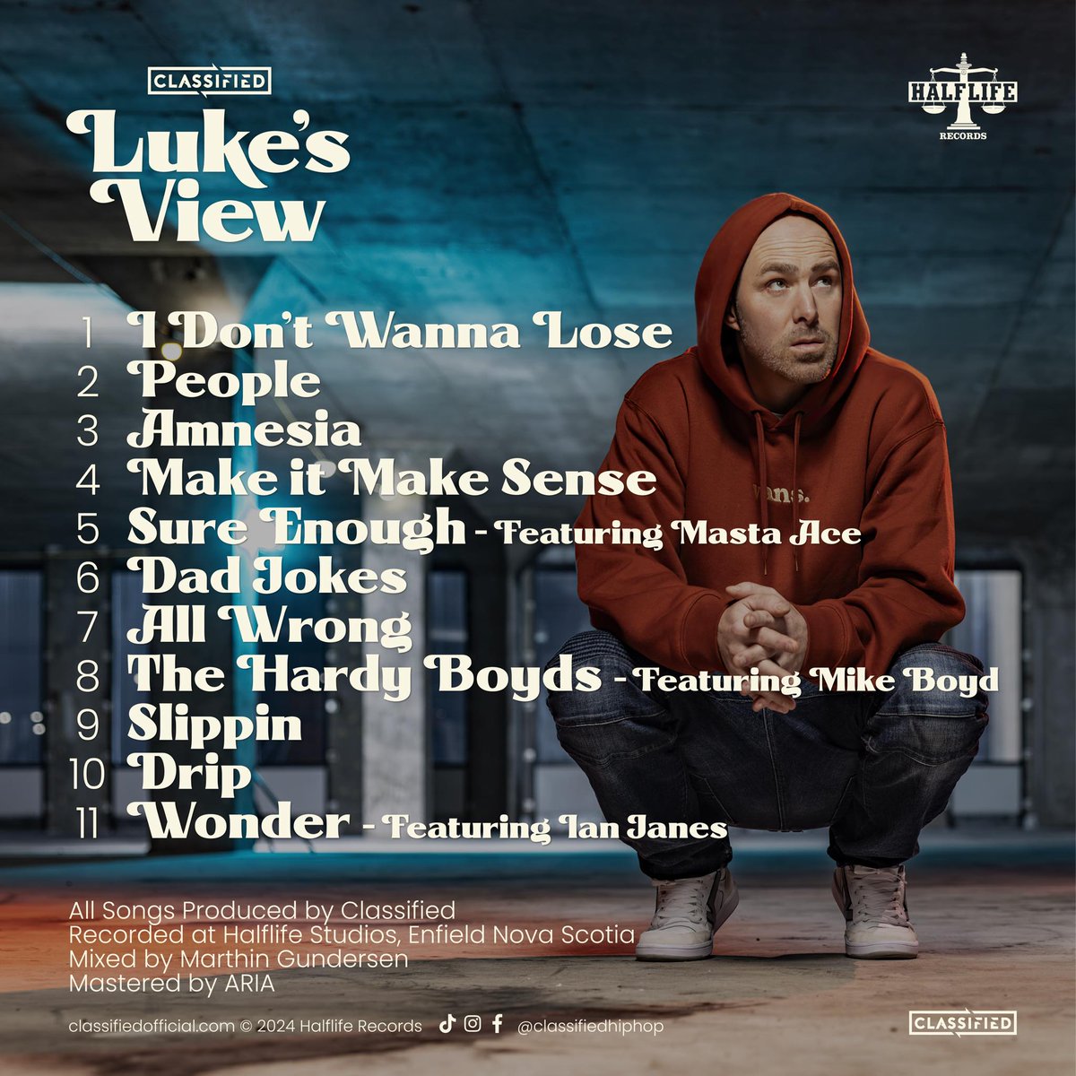 Luke's View. Coming this Friday ... 11 tracks. 6 that you've never heard before ... which are u most excited to hear ? Pre save the album now flyingcolours.ffm.to/classifiedluke… to hear it right at midnight