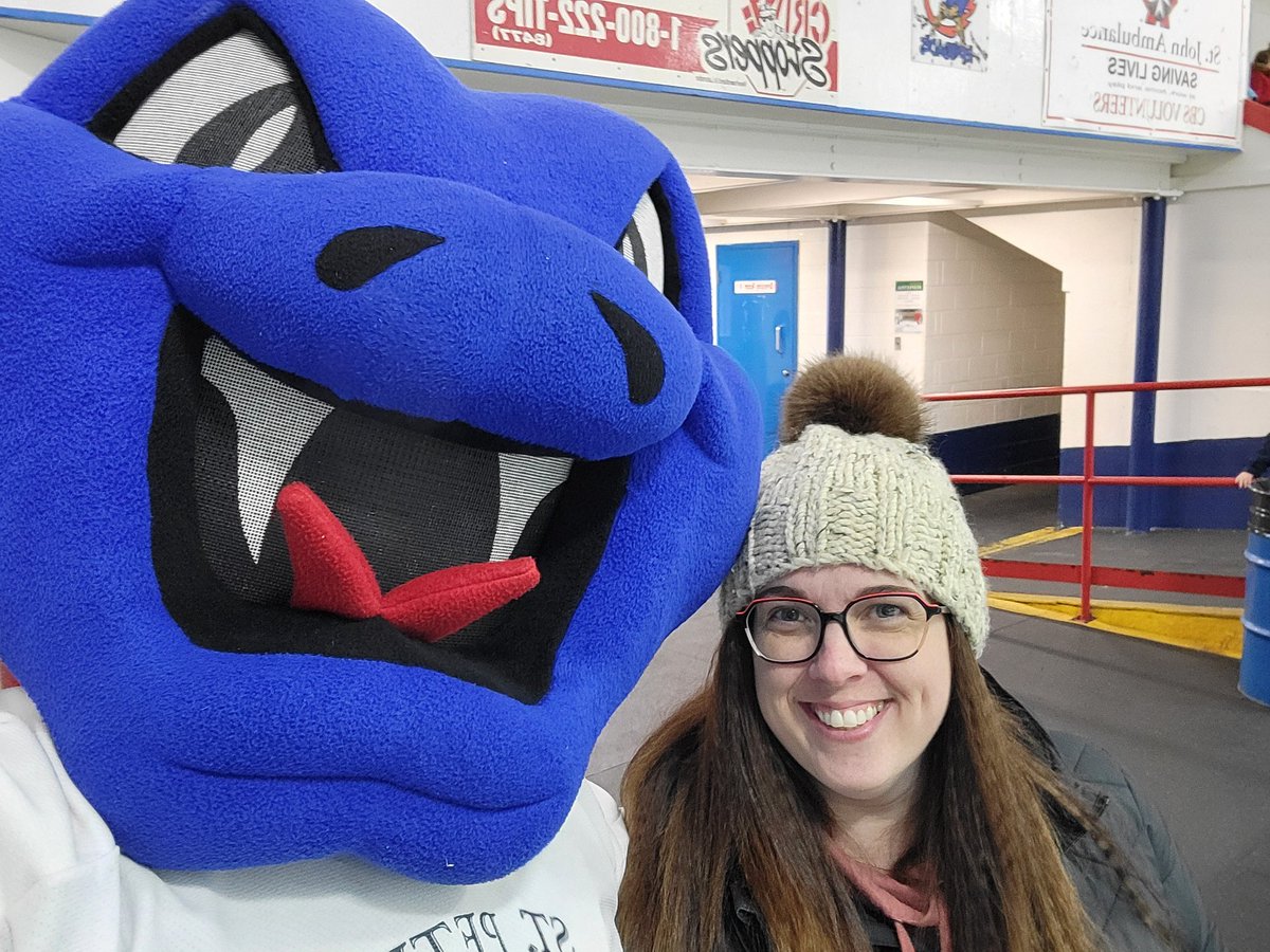 The <a href="/SPJHPythons/">SPJH</a> Girls Hockey team  with a huge win in the semi's. A. Philpott scores in overtime to secure the 2-1 victory. P. McCarthy scored the other Python's goal. Championship game tomorrow at 4:00pm in CBS Arena.  Shout out to Python Pete and <a href="/Ms_BDoyle/">Ms. Doyle</a>  for your support.