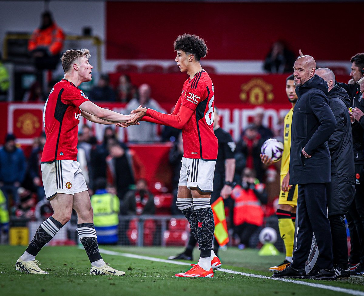 Years of hard work and dedication goes into this moment. Ethan Wheatley makes his senior United debut 👏 #MUFC || #MUAcademy