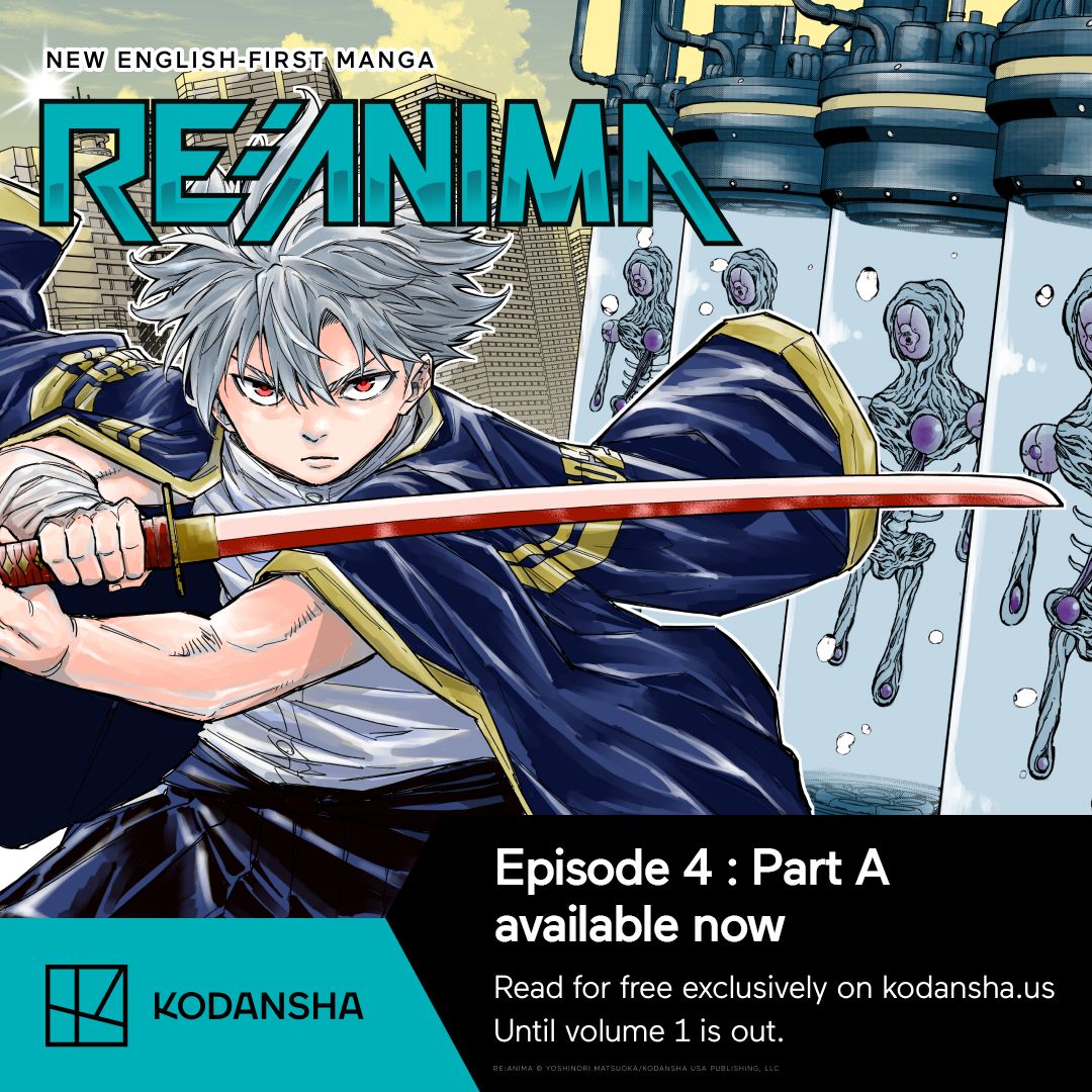 Episode 4: Part A of Re: Anima is now live and ready for you to read!! Keep up with Re: Anima every other Wednesday by Become a Kodansha Reader Portal member To read the first chapter today, hit the Read Now button to experience the first episode: ow.ly/eePM50R3ELN
