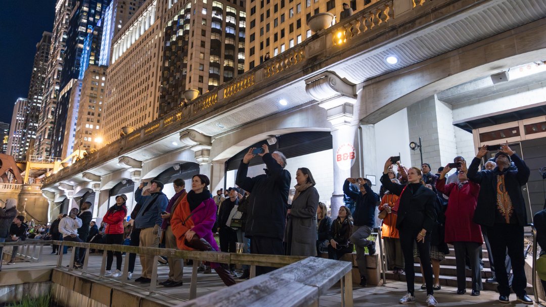 🗣️ Shout out to everyone who came to our Spring Launch! Special thanks to the artist, #NoraTurato, our curator, #RaphaelGygax, @ChicagoDCASE commissioner Clinée Hedspeth, @expochicago director #TonyKarman, and our exec director, Cynthia Noble. For more: bit.ly/3PiaOZV