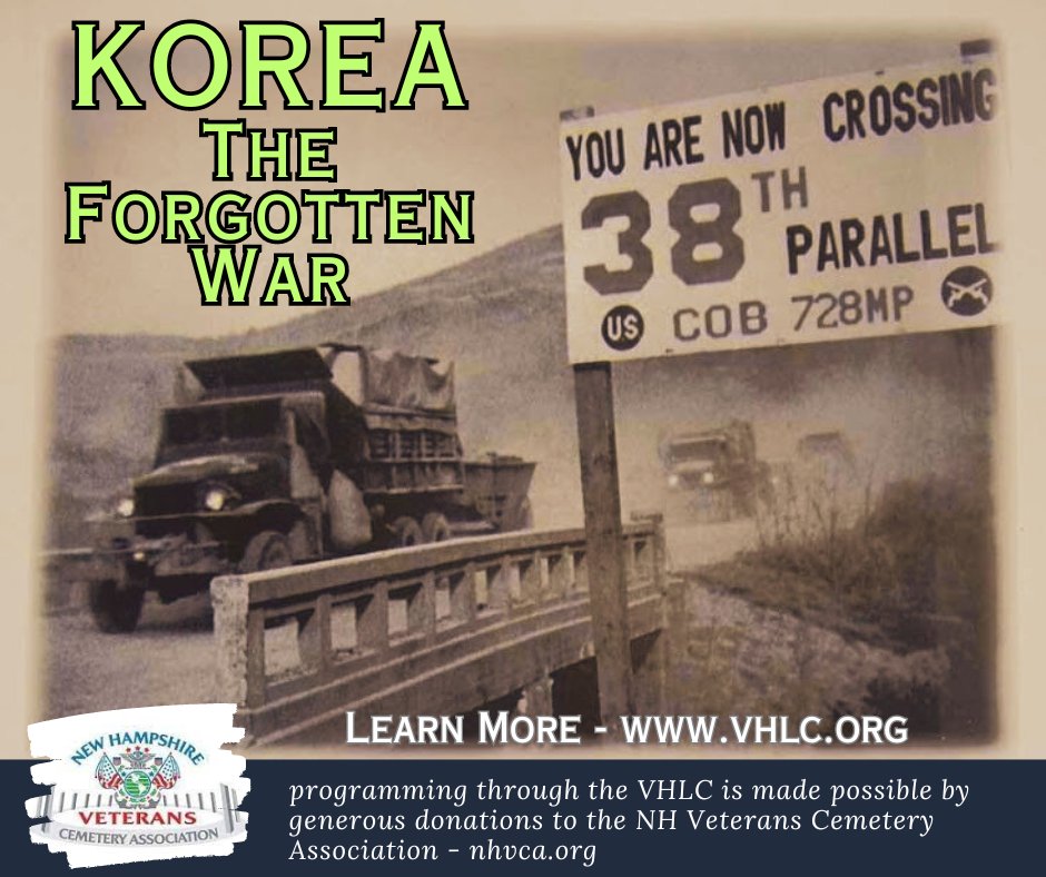 At least 8,000 New Hampshire soldiers served in Korea between 1950 and 1953. More information about NH's Military History can be found online at vhlc.org or by visiting the New Hampshire State Veterans Cemetery. #koreanwar #nhmilitary