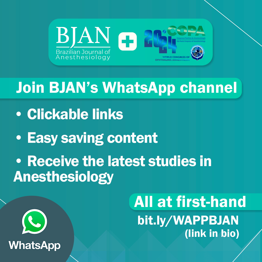 Join BJAN’s WhatsApp channel and check it all at first-hand (link in bio)! #joinBJAN #citeBJAN #anesthesiology #anesthetists #sba #anestesiologiasba #anestesiologista #anesthesia #copa2024