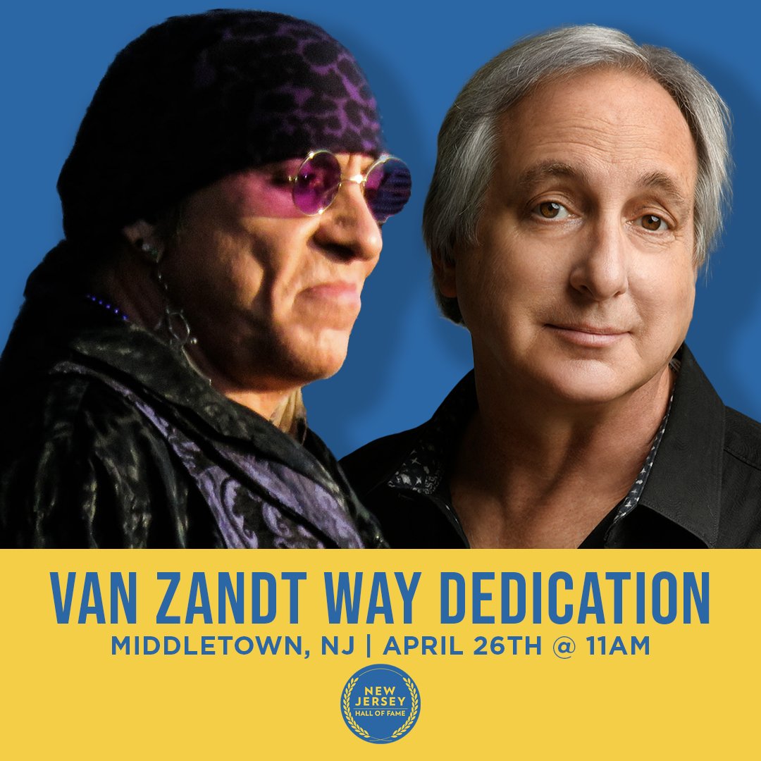 Billy and Stevie Van Zandt are being honored in their hometown on Friday!