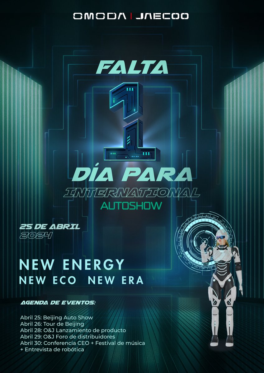 La innovación es una parte esencial de Auto show 2024 y la ecología tecnológica ultrafuturista está a punto de convertirse en el centro de atención! 👏

#NewEco #NewEnergy #NewEra #OMODA #JAECOO #BeijingAutoShow #JAECOO8