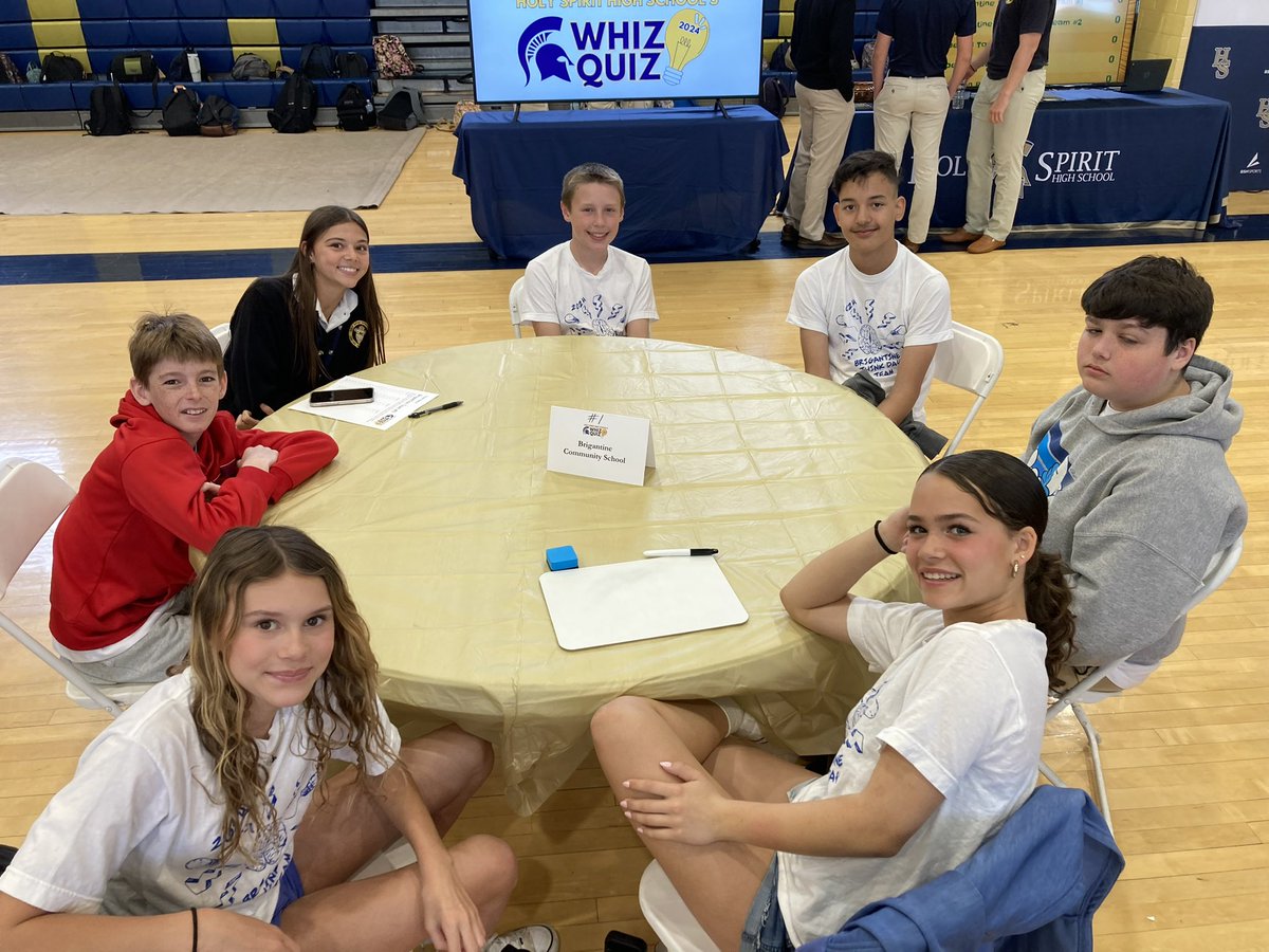 The Brigantine Think Day Team had a great time representing BCS at the Holy Spirit High School Whiz Quiz.
