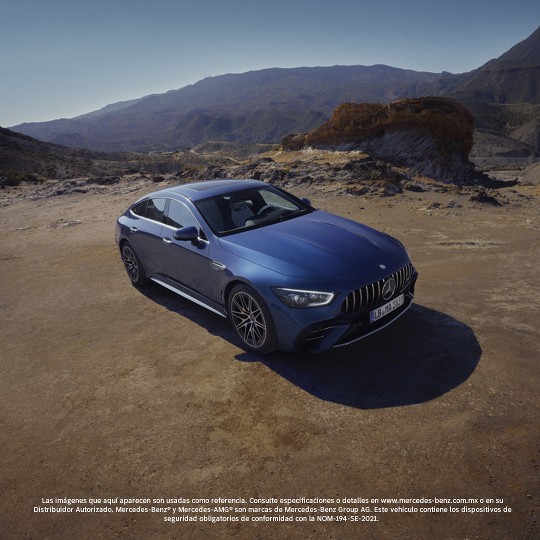 mb_starbajio's tweet photo. Mercedes-AMG GT 53 4MATIC+. Sensación deportiva y elegante con diseño audaz. Experimenta una inigualable potencia de 435 hp y una aceleración de 0 a 100 km/h en 4.5 segundos.

#MercedesBenz #MercedesAMG #GT53 https://t.co/rYDx4R64GK