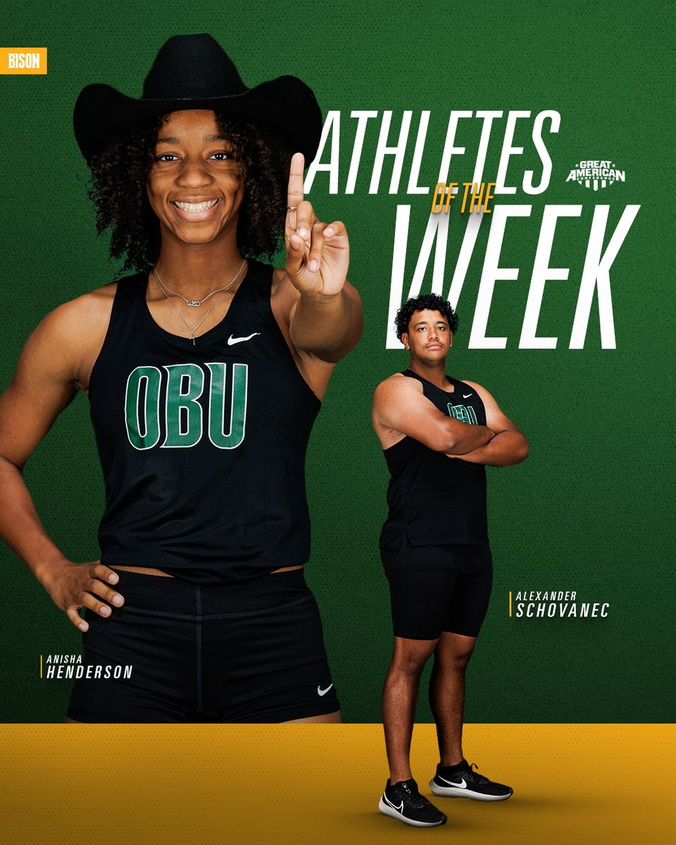 Doubled up on GAC Athletes of the Week! 

#OnToVictory