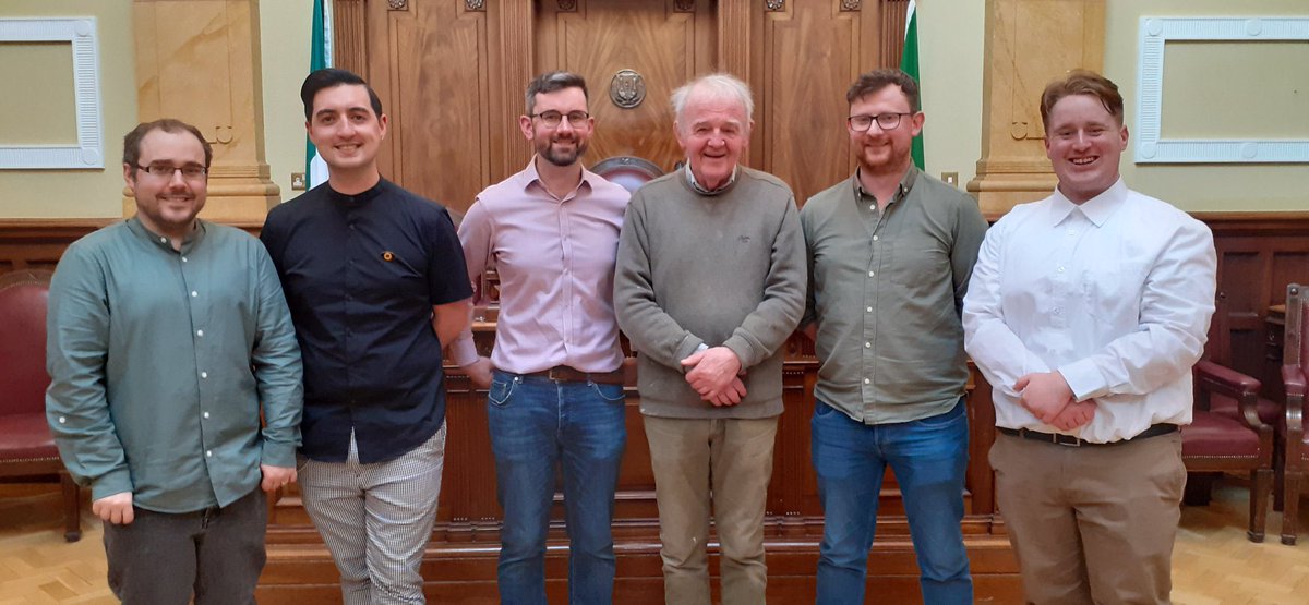 Tonight, the Lord Mayor of Cork held a reception in Cork City Hall to mark the 40th anniversary of the @GayProjectIRL 📸 by @OrlaEgan1 of the current and former staff who were present for the celebration 🥳 Here’s to another 40 years! 🏳️‍🌈