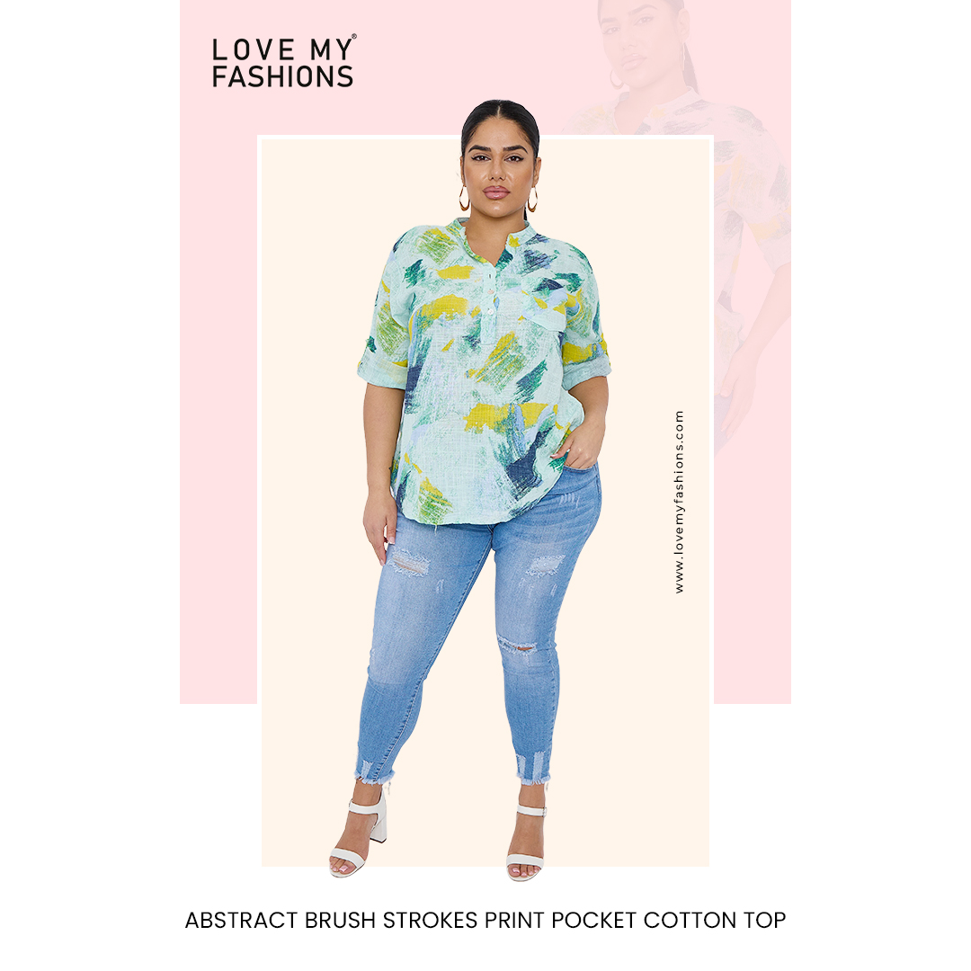 Step into Artistry with Our Brush Strokes Print Pocket Top! Bold, Vibrant, and Ready to Make a Statement.

Shop Now: rb.gy/4uph6v

#top #brushstroke #womensfashion #womenstop #fashionstyle #clothes #stylishlook #ootdfashion #plussizewomen #plussize #lovemyfashions