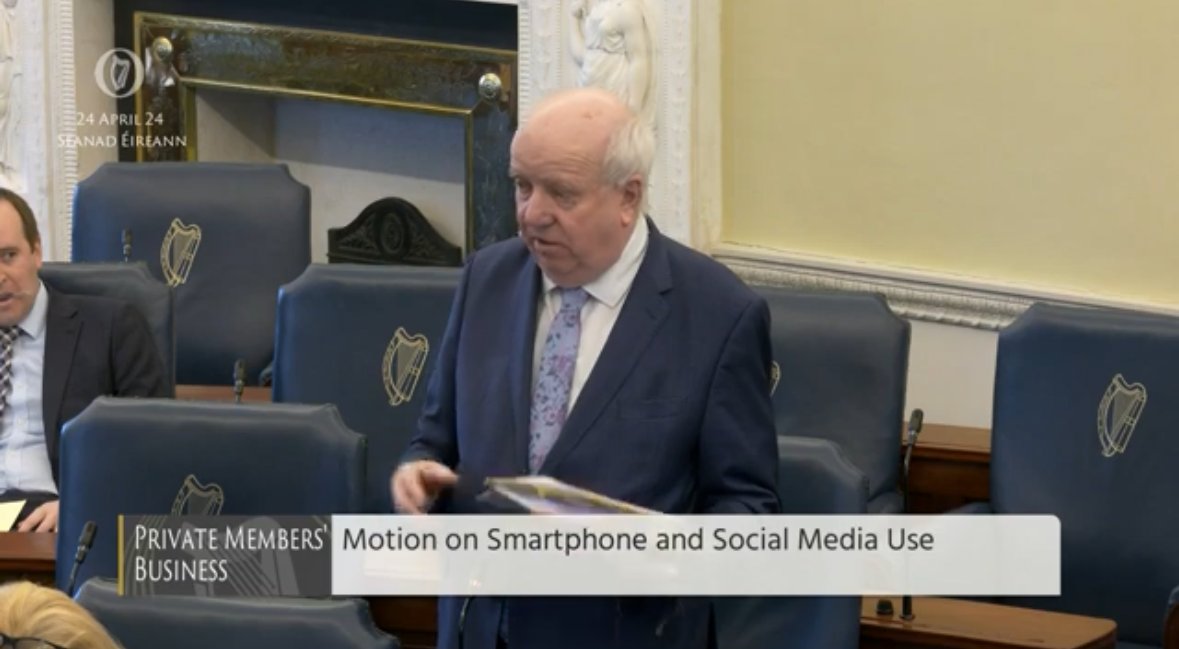 Delighted to support today’s PMB on Smartphone and Social Media use. It’s important that we shield young children from the digital dangers lurking online- and to give parents the tools to protect their children from predatory algorithms. Well done to @SeeryKearney for proposing.