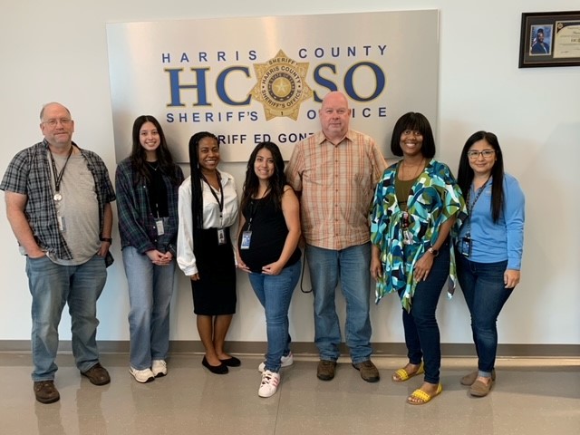 HCSOTexas's tweet photo. HCSO is observing #DenimDay to increase awareness about sexual assault, combat victim blaming, and educate others about sexual violence. If you need assistance, call us at 713-274-9369. #SexualAssaultAwarenessMonth #HouNews https://t.co/FycEY3PCAA