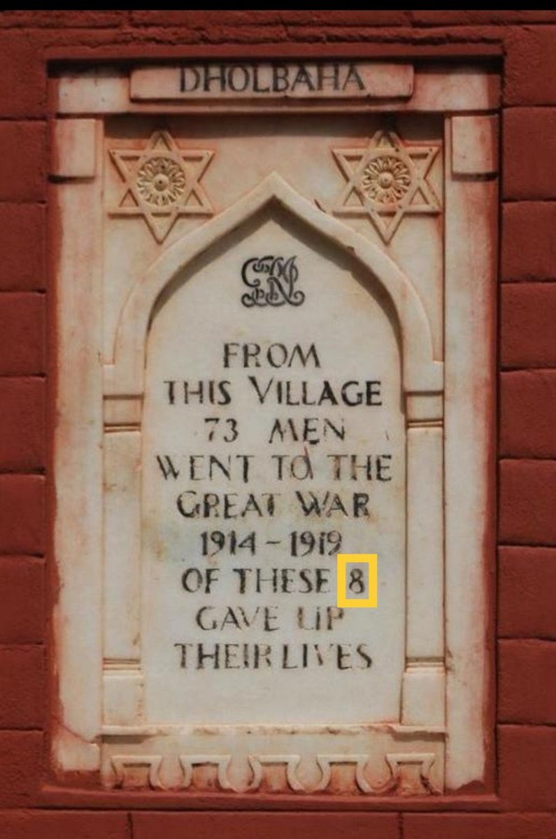 Many villages in Punjab still have the commemorative plaques, in remembrance of those who went to the World War I Lest we forget. #AnzacDay2024 cwgc.org/our-work/news/…